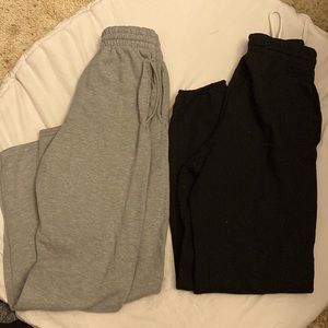 Fruit of loom joggers Black and gray.